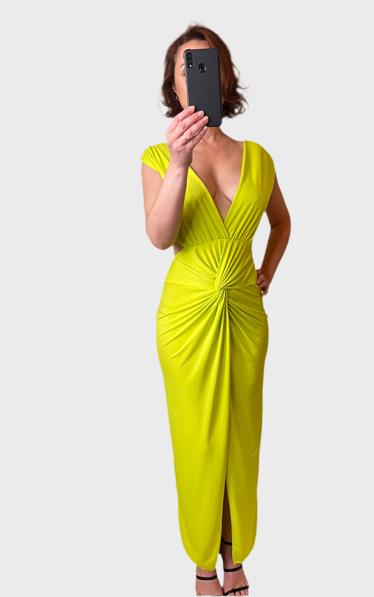 ROBE CARLA VERT POMME PRETTYGYAL