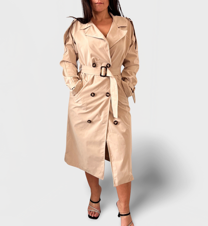 TRENCH OLD MONEY BEIGE PRETTYGYAL