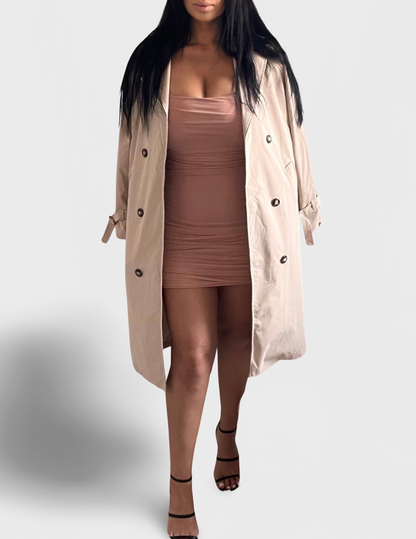 TRENCH OLD MONEY BEIGE PRETTYGYAL