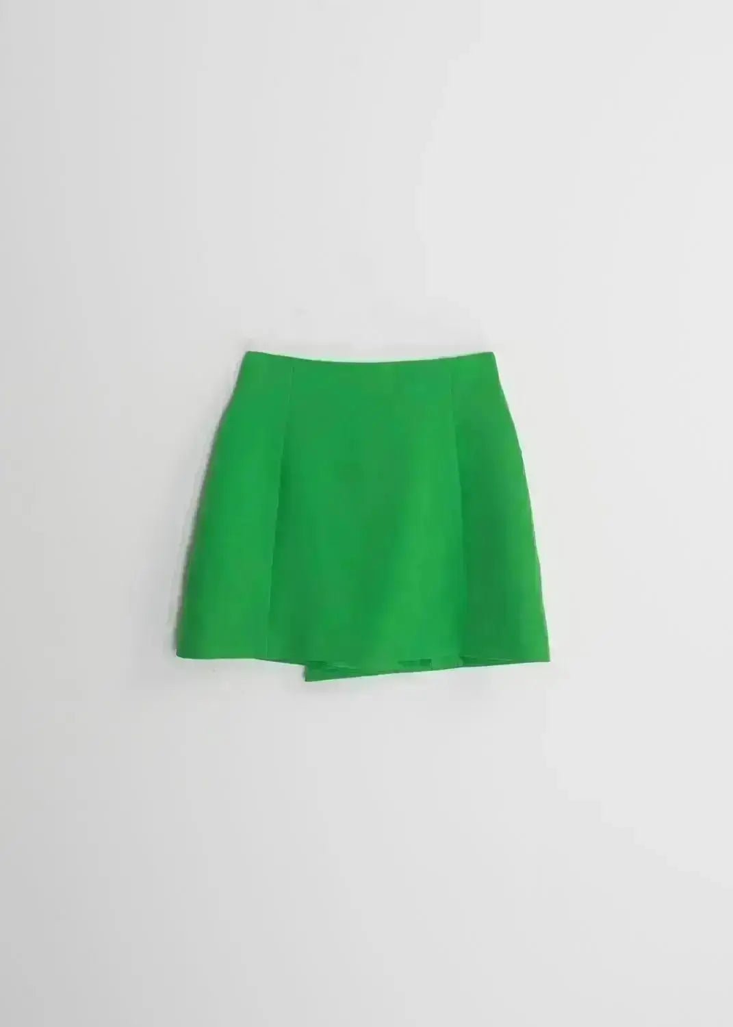 Mini Jupe portefeuille verte avec poches PRETTYGYAL